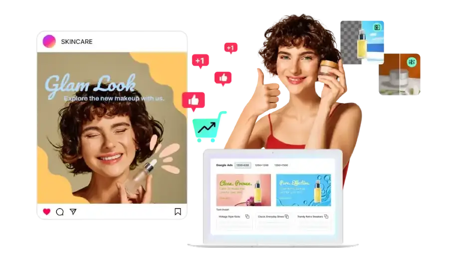 Promeo turning a finished video edit into social media ads and marketing campaign assets
