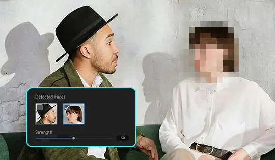 AI Auto Face Blur