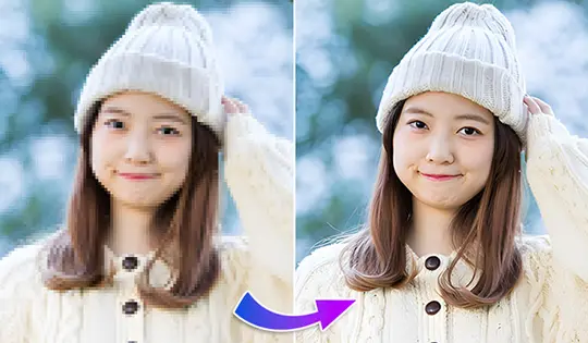 AI 動画高画質化