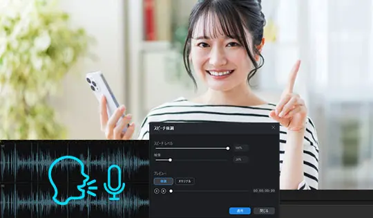 AI スピーチ強調