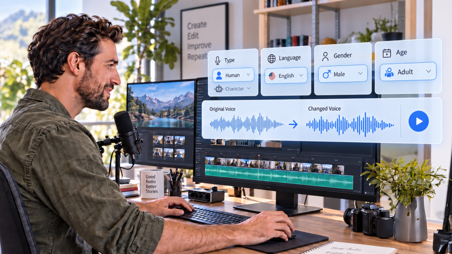 Change Voices Without Leaving Your Timeline