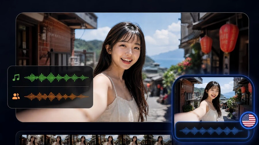 智慧保留背景音效與音樂