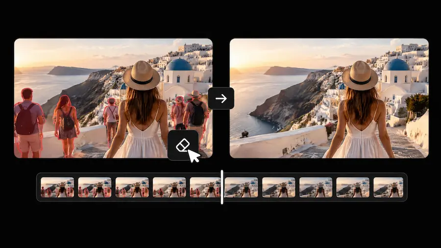 Urlaubsvideos ohne störende Passanten