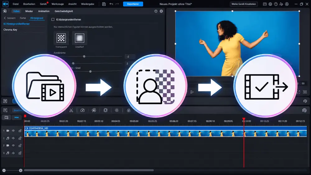 How to Edit Video by Transcript in PowerDirector
