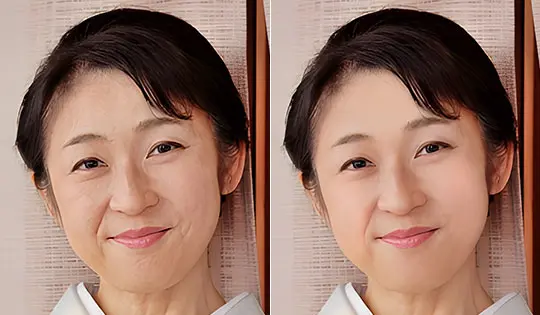 ぷっくりとした丸み