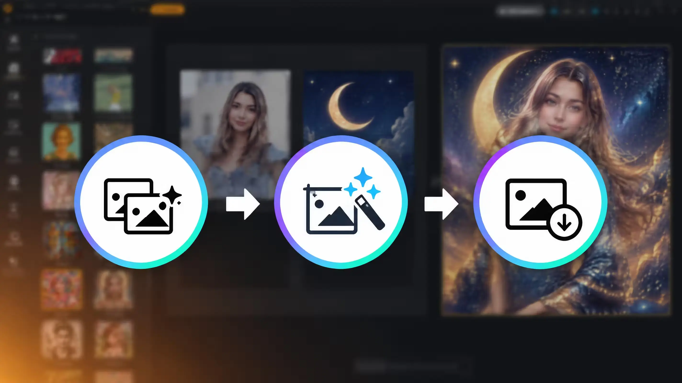 Comment fusionner deux photos avec PhotoDirector