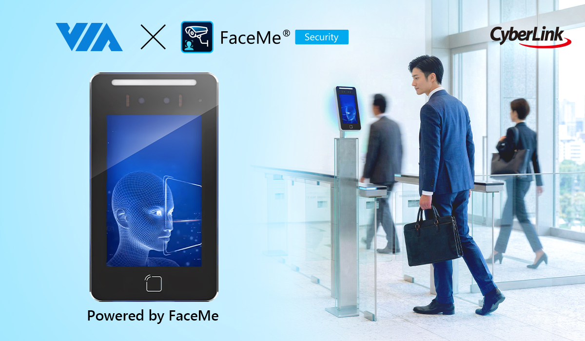 VIA Technologiesの入退室管理デバイス「ACS-5000」に対応、エッジAIによる高速認証となりすまし防止で厳格な入退室管理を実現