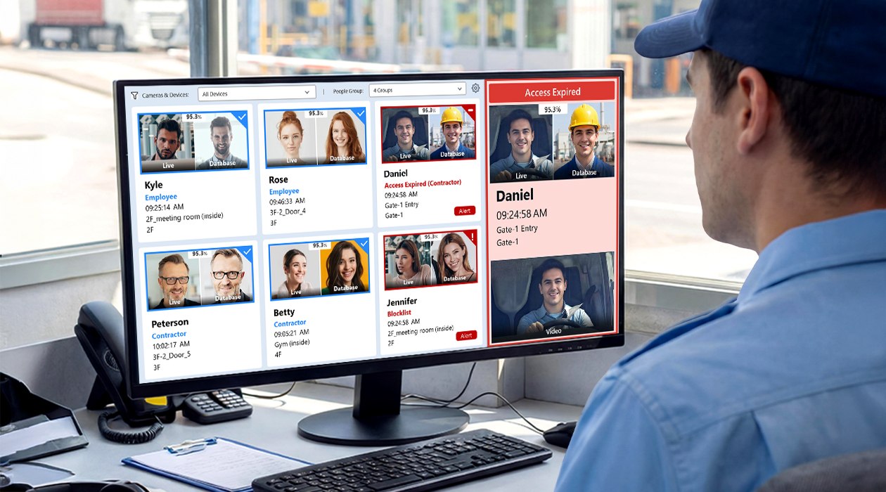 警備・受付業務を支援するリアルタイム通知