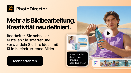 PowerDirector Präzise Tools für beeindruckende Kompositionen