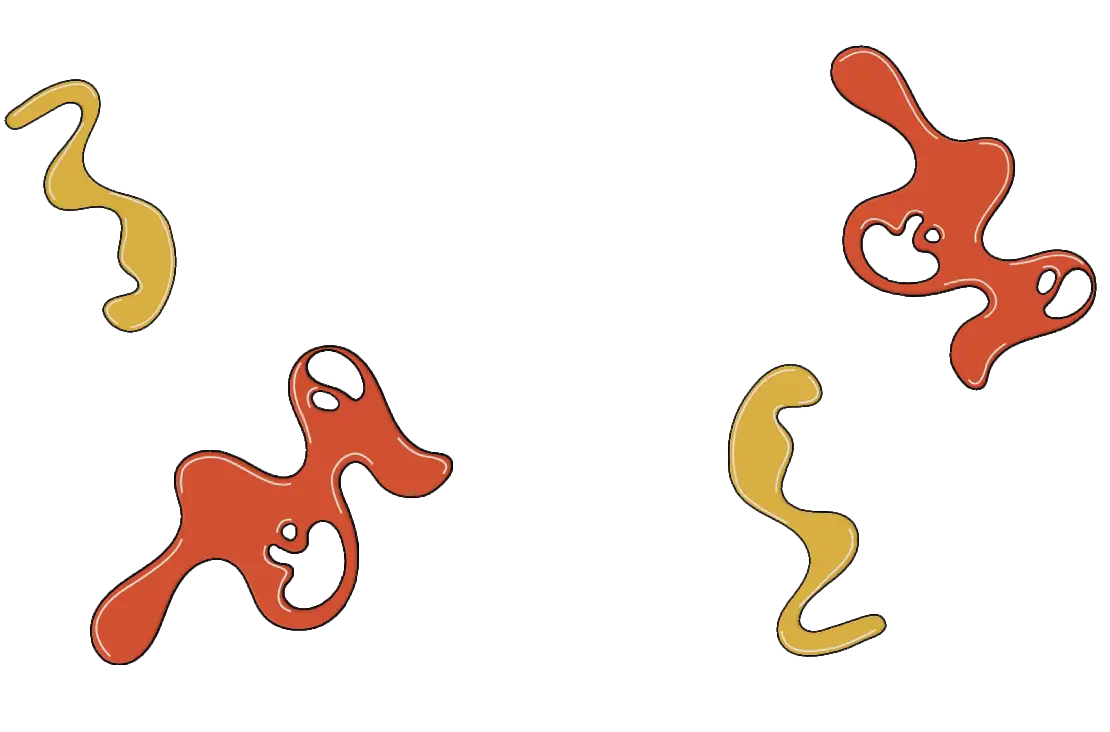 blob shape background
