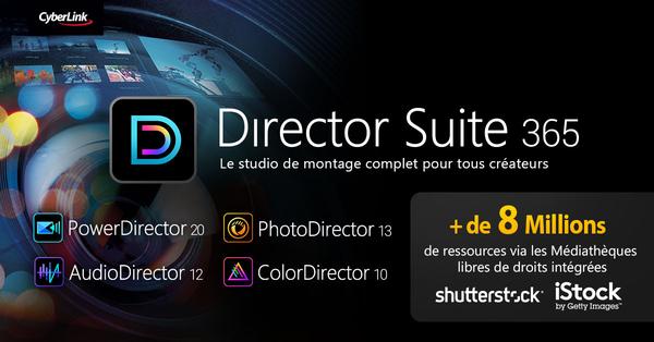 CyberLink lance les versions 2021 de PowerDirector 
et de ses autres logiciels de création multimédia