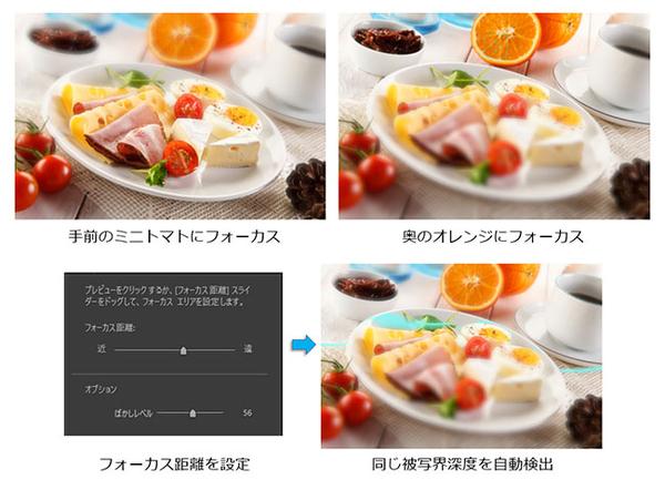 写真編集ソフト PhotoDirector 12月 アップデート<br>
新機能 深度マップによるフォーカスコントロールや<br>
AI 空の置き換え用テンプレートを追加