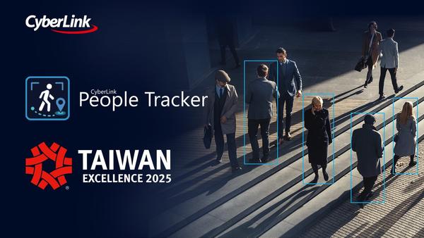 CyberLink's People Tracker AI Video Analytics Solution Recognized with the 2025 Taiwan Excellence Award for Pioneering Next-Gen Security