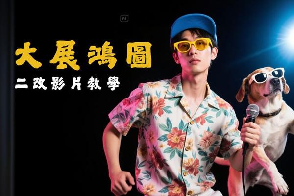 跟上迷因神曲《大展鴻圖》的潮流，威力導演 AI 打造你的二創嘻哈短片