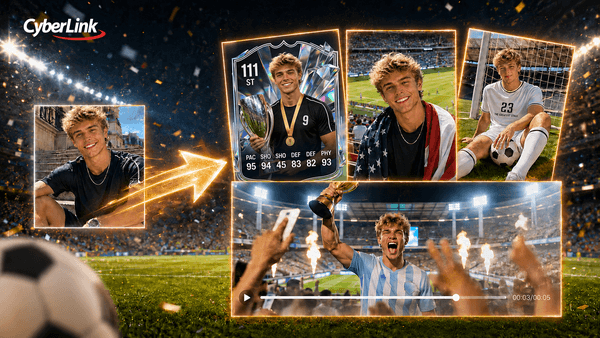 Turn Football Passion into Content with CyberLink's New Creative Collection for World Cup Fans